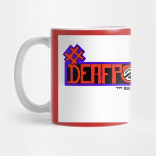 #Deafpool Name Logo Mug